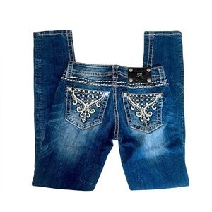 Y2K Miss Me Western Bling Signature Skinny Jeans!